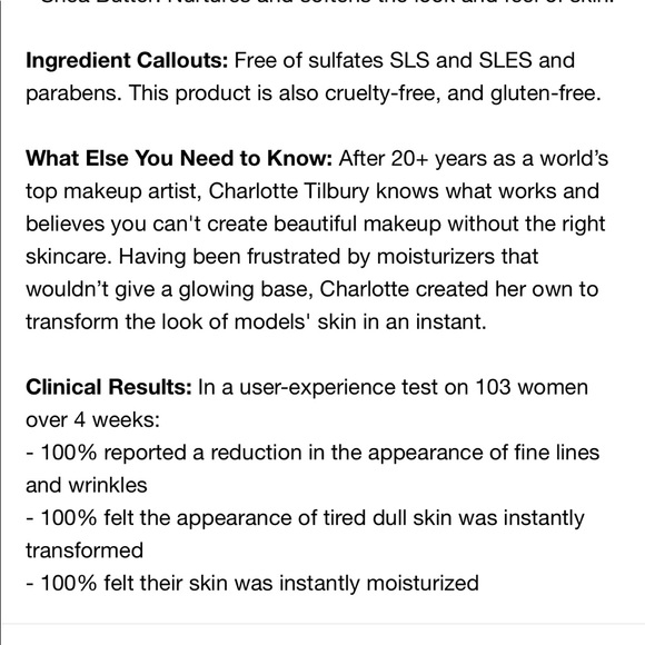 🌿 CHARLOTTE TILBURY Charlotte's Magic Cream 🌿 - Picture 6 of 8